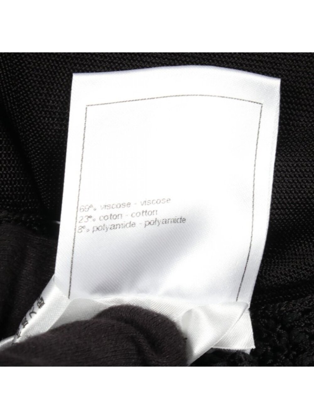 Chanel Pants CC Logo Button Knit Rayon Cotton - Picture 4 of 9